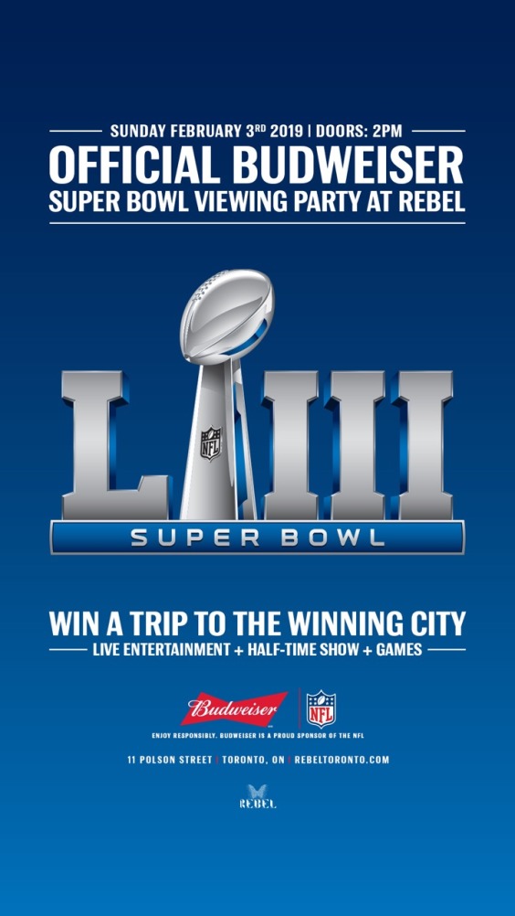 Rebel Super Bowl Viewing Party